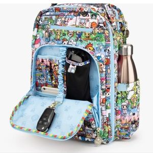 Ju-ju-be x Tokidoki BRB Team Toki Backpack w/ Extra Zipper Pulls